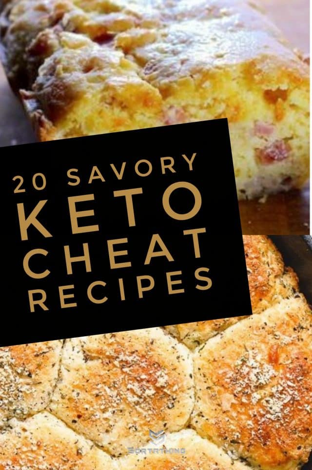 Keto Cheese and Bacon Bread & Garlic Butter Keto Bread