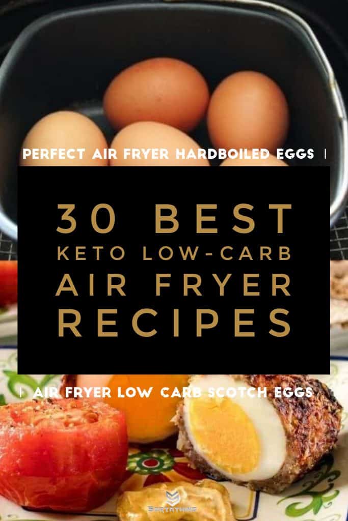 Perfect air fryer boiled eggs & keto scotch eggs