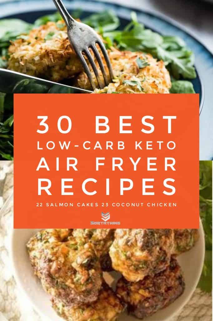 Air Fryer Salmon Cakes & Keto Chicken Coconut Meatballs