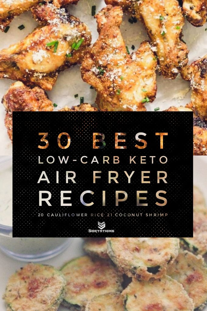 Crispy Chicken Wings & Air Fried Parmesan Zucchini