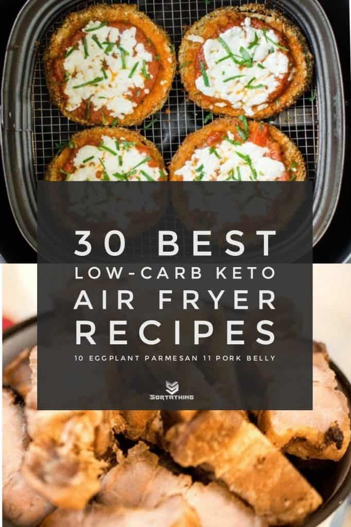 Air Fryer Healthy Eggplant Parmesan & Pork Belly
