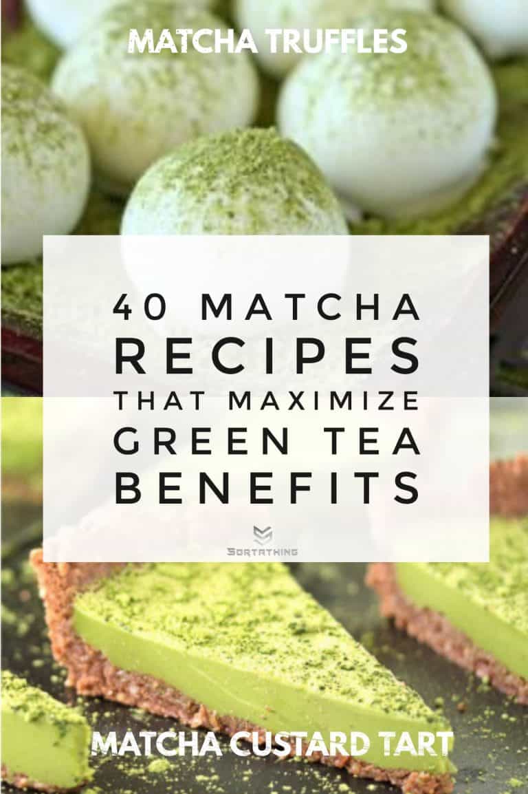 Matcha Green Tea Truffles & Matcha Custard Tart