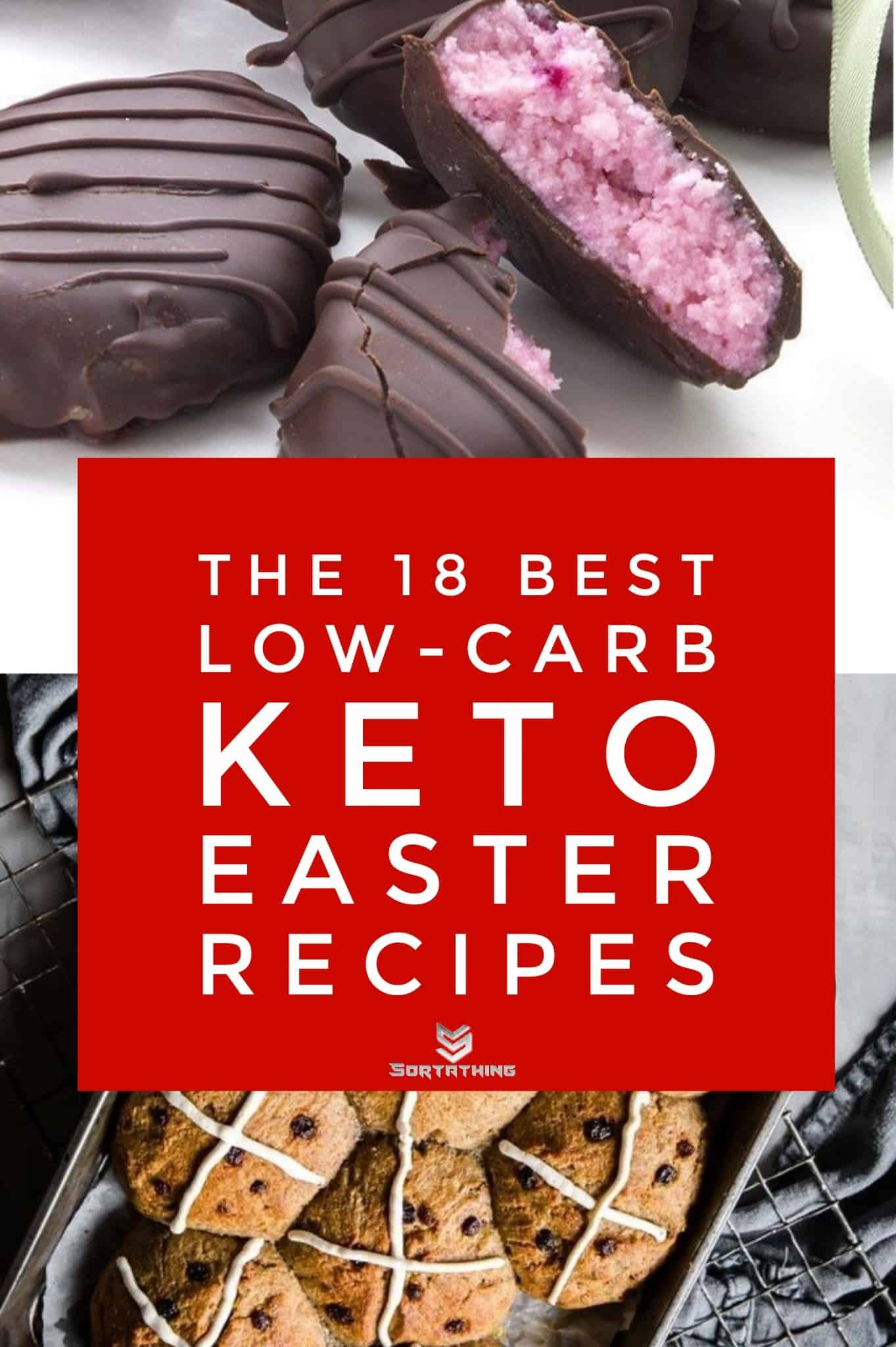 Low Carb Buttercream Eggs & Low-Carb Hot Cross Buns
