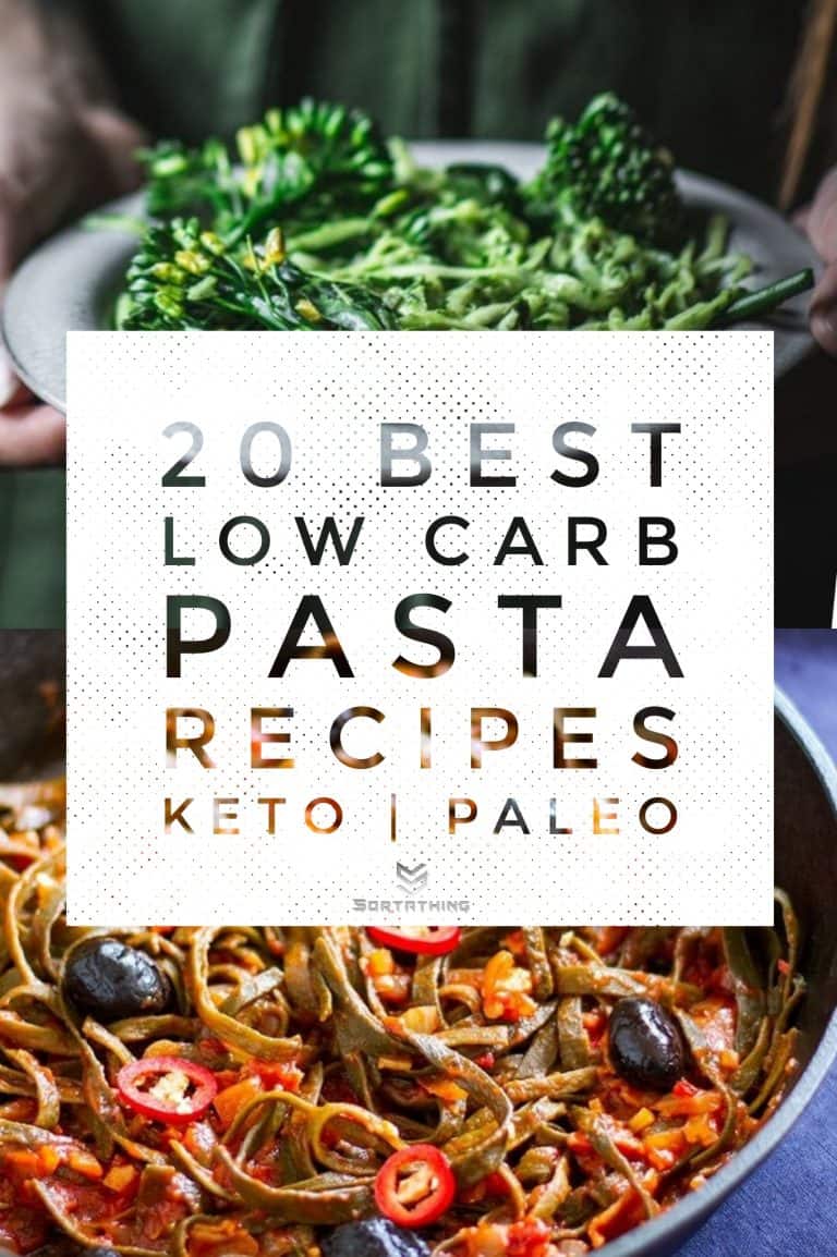 Zucchini Pasta with Seaweed Pesto & Seaweed Pasta all'Amatriciana