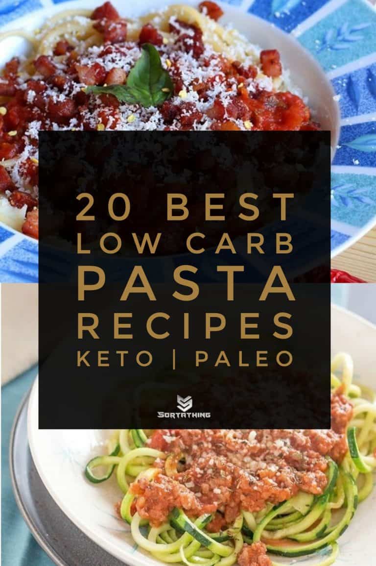 Low Carb Pasta Amatriciana & Creamy Bolognese